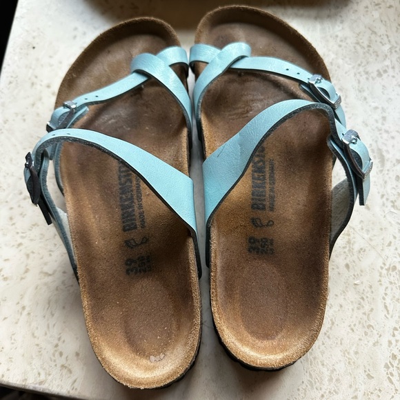 Birkenstock Women's Light Blue Sandals - Picture 1 of 2